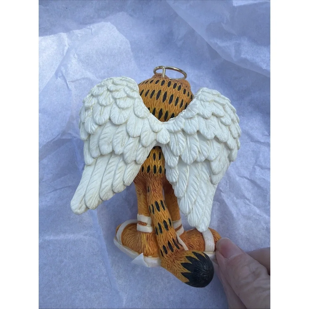 GARFIELD Pooky Westland Vtg 2342 PAWS Figurine Angel 4